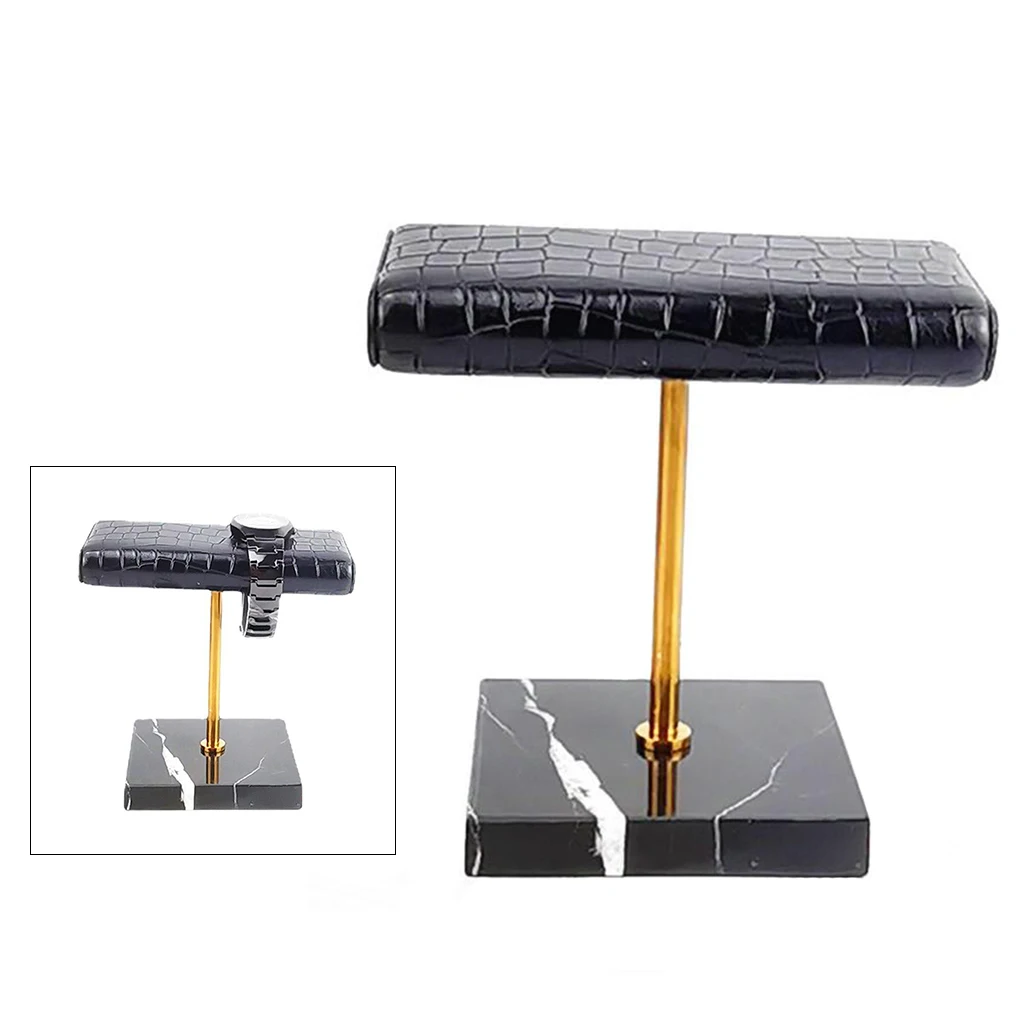 

Marble T-Bar Jewelry Bracelet Watch Display Bangle Holder for Countertop