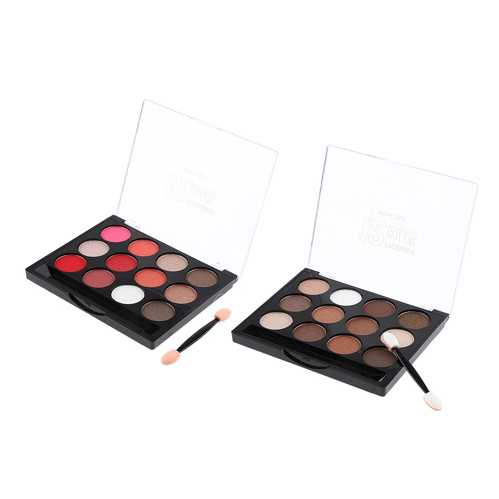 Профессиональная палитра теней для век Hot Professional 12 оттенков с двойной