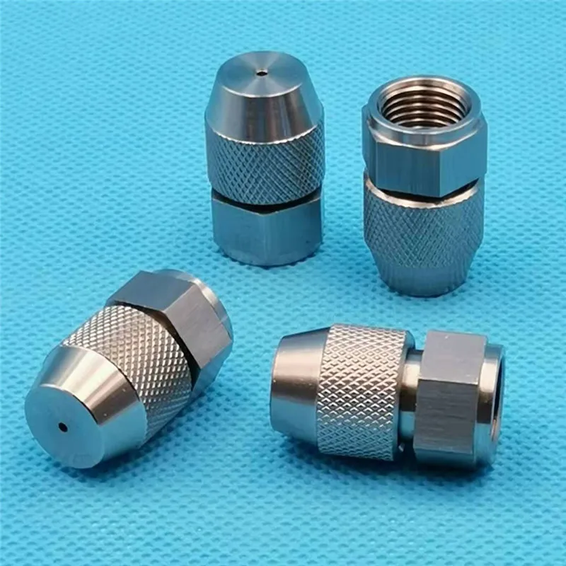 Stainless steel low pressure hollow cone spray fine mist fog atomizing nozzles,Low-pressure Adjustable fine fog nozzle for cannon machine,garden atomizing nozzle