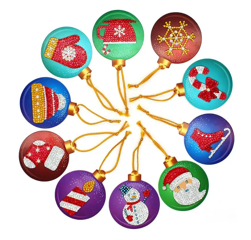 Алмазная живопись 5d сделай сам аксессуары подвеска на рождественскую елку