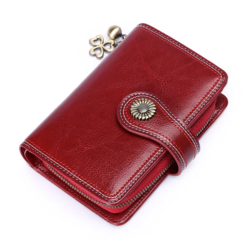 

2019 New Wallet Female Short Student Personality Wallet Ladies Small Change Foreskin Clip
