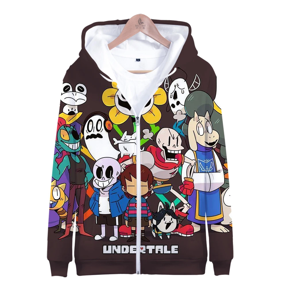 Undertale Sans Толстовка Мужская/Женская мода осень и зима видеоигра 3D Повседневный пуловер для колледжа Толстовка
