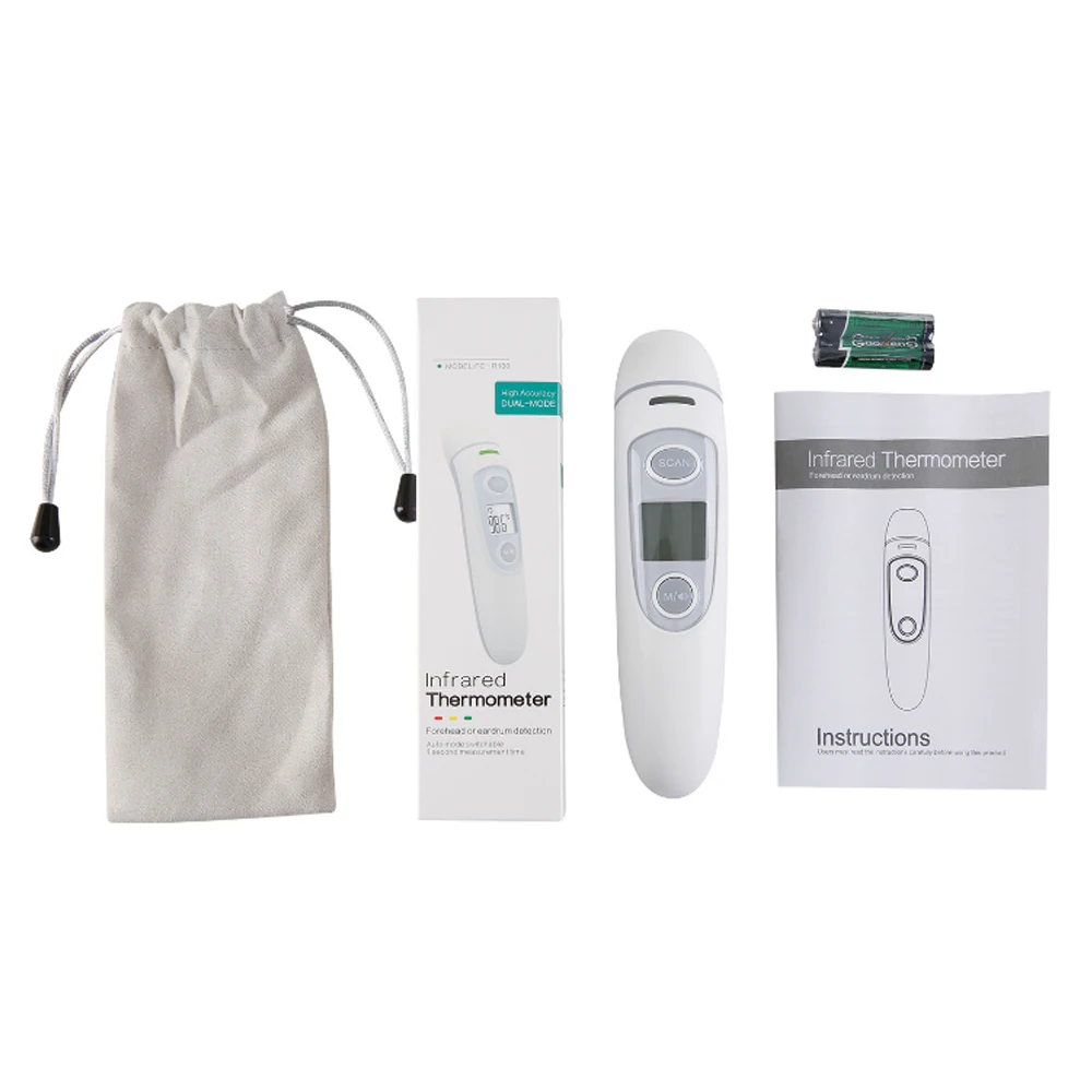 Инфракрасный термометр GdBaMa цифровой Бесконтактный измеритель температуры тела