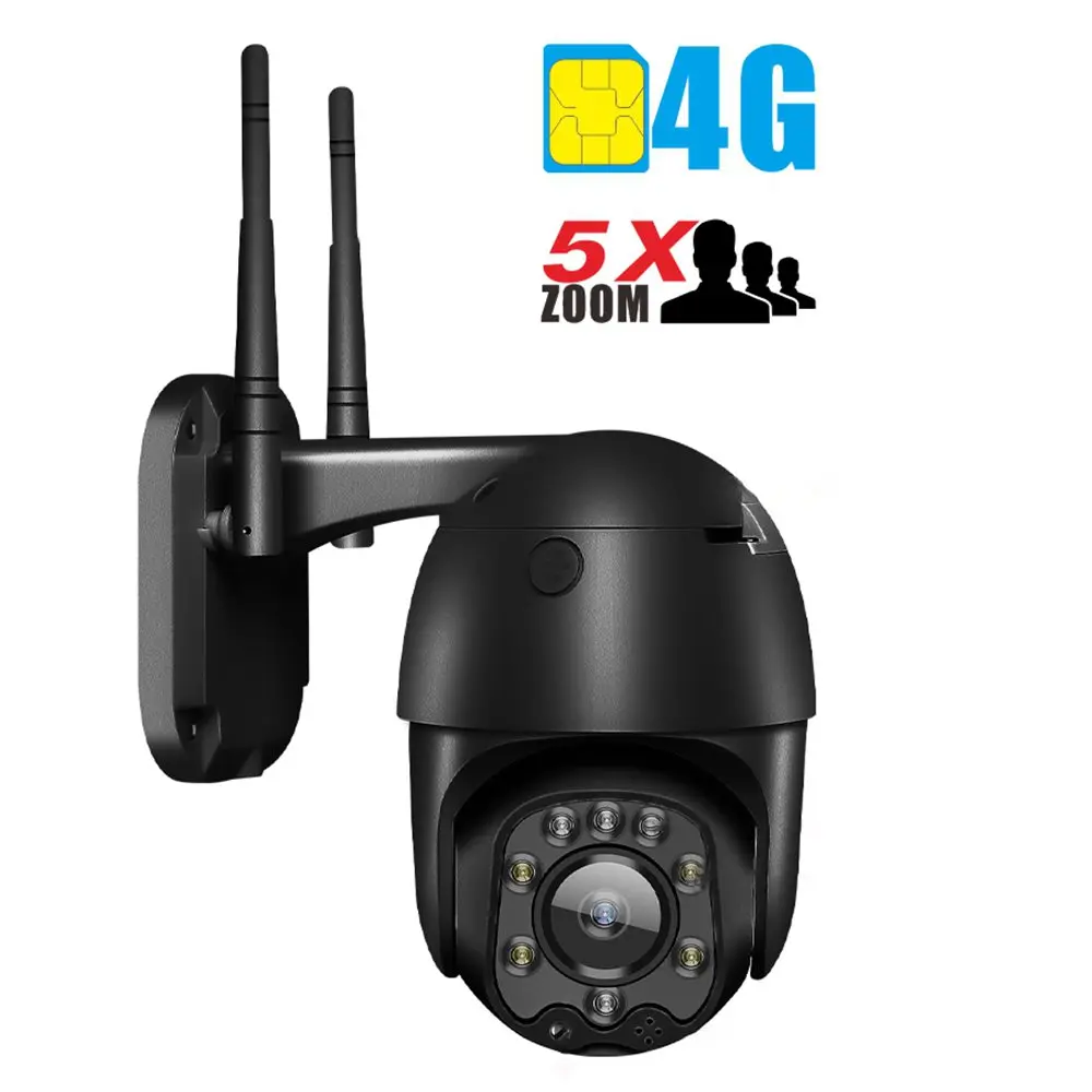 

IP-камера с оптическим автоматическим зумом, 5 МП, 1080P, 2 МП, ONVIF