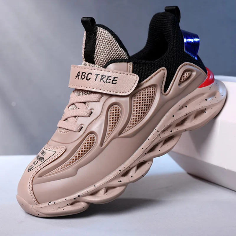 Детские кроссовки модная обувь для бега с лезвием спортивная мальчиков детские