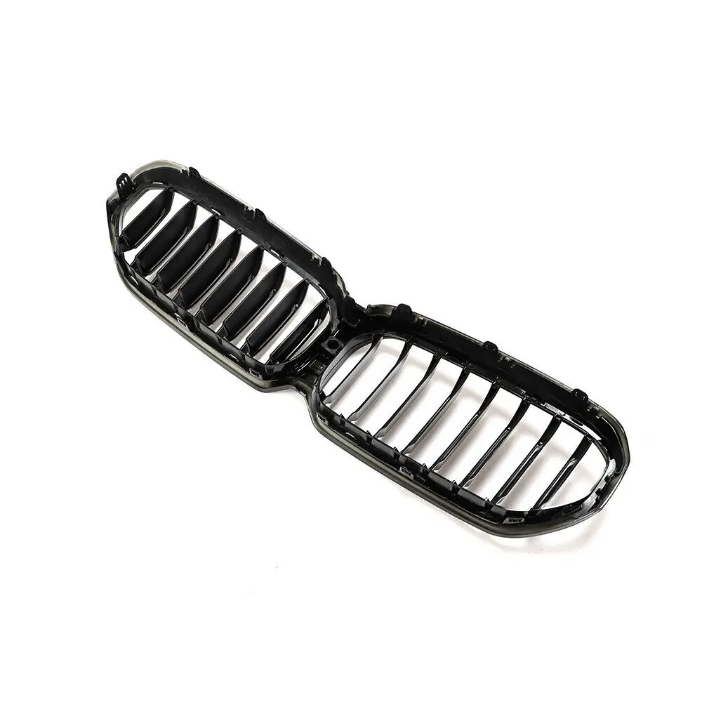 

Black Front Kidney Grille Bumper For BMW G30 G31 LCI 2021 2022 530e 530i 540i With Camera Car Racing Grills