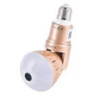 Светильник Wi-Fi, лампа 1080P, рыбий глаз, камера безопасности, Wifi, IP камера, ночное видение, панорамная, 360 градусов, 3D VR, беспроводная CCTV камера