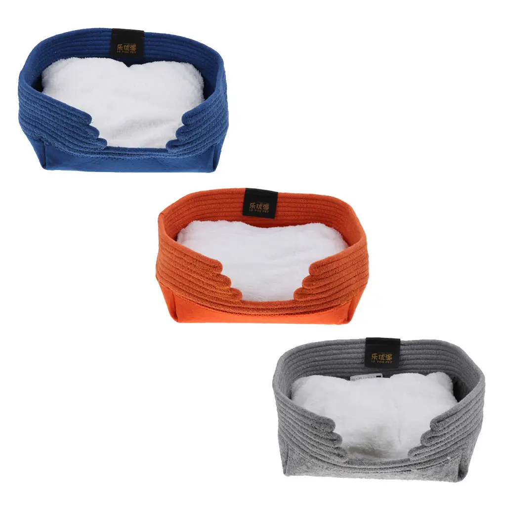 

Плюшевая подушка для домашних животных, кровать для собак и кошек, моющаяся крышка для дома и улицы со съемным чехлом