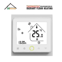 hessway ncno electric actuator control rs485modbus thermostat with radiant floor heating