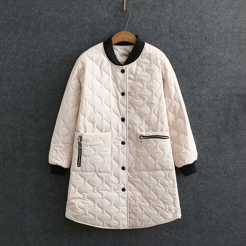 

Warm Winter Long Coats For Women Plus Size Full Sleeve Fashion Korean Oversize Style Casual Parka Jackets Female Outerwear