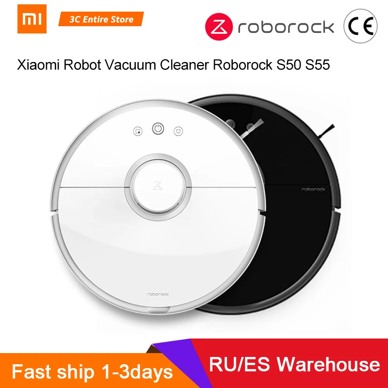 Roborock S50 S55 Xiao mi пылесос 2 mi робот для домашнего подметания влажной уборки робот-пылесос для уборки пыли умный беспроводной контроль приложения