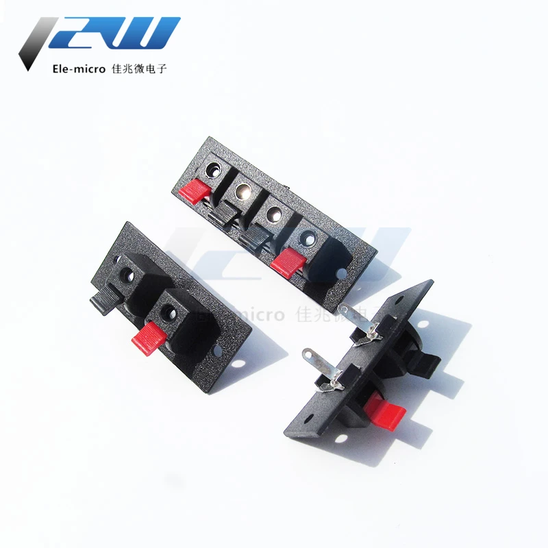 5 шт./лот клемма коннектора положения пружинные разъемы для тестирования аудио