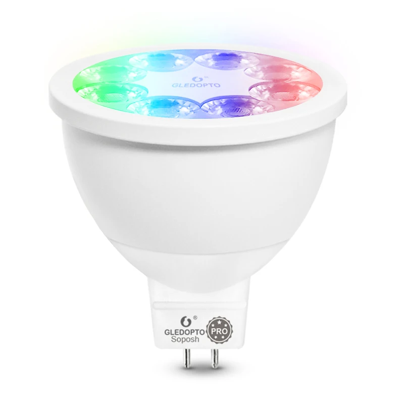 

GLEDOPTO ZigBee 3.0Smart MR16 Spotlight 4W Adjustable Lamp APP Remote Control Work With Alexa Echo Plus SmartThings Smart Home
