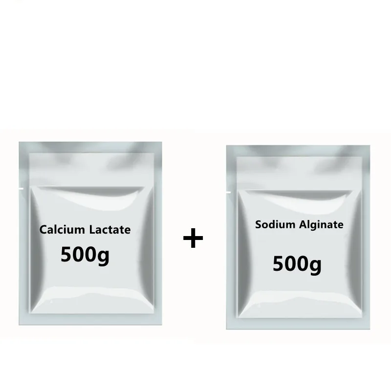 

Calcium Lactate 500g + Sodium Alginate 500g - Molecular cuisine Spherification