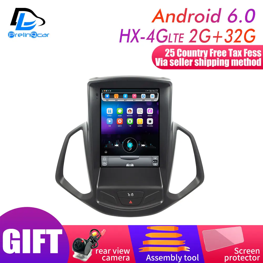 HX-4G 2G32G An6.0 4G Lte вертикальный экран android система Мультимедиа Видео Радио плеер для ford Ecosport SUV 2013- лет Навигация стерео - Цвет: HX-4G 2G32G An6.0