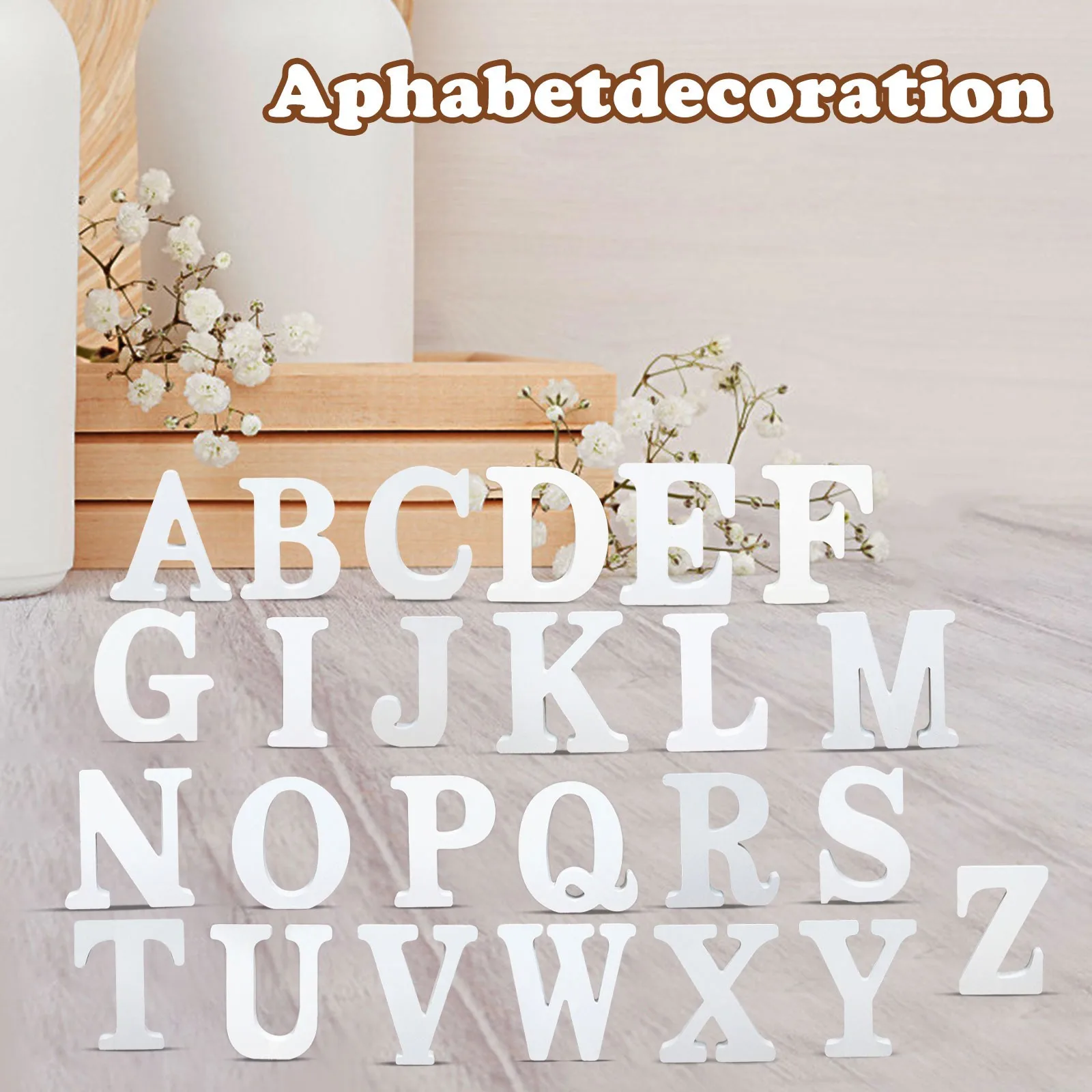 

Diy Freestanding Wood Wooden Letters Wedding Alphabet Birthday Party Home Decorations Personalised Name Design Party Decorations