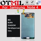 5,7 дюймов Burn Shadow для Samsung Galaxy Note 4 Alpha N910A N910T ЖК-дисплей с сенсорным экраном дигитайзер в сборе для Samsung Note4 Дисплей