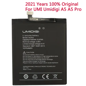 new 100 original 4150mah phone battery for umi umidigi a5 a5 pro batteries bateria with tracking number with tracking number free global shipping