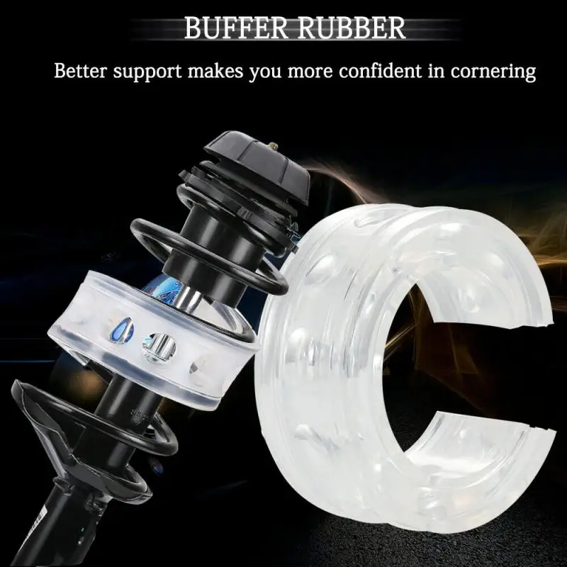 

2pcs Cars Goods Buffer Car Shock Absorber Spring Bumper Power Auto-buffers Suspension Spring Compressor Cushion Urethane
