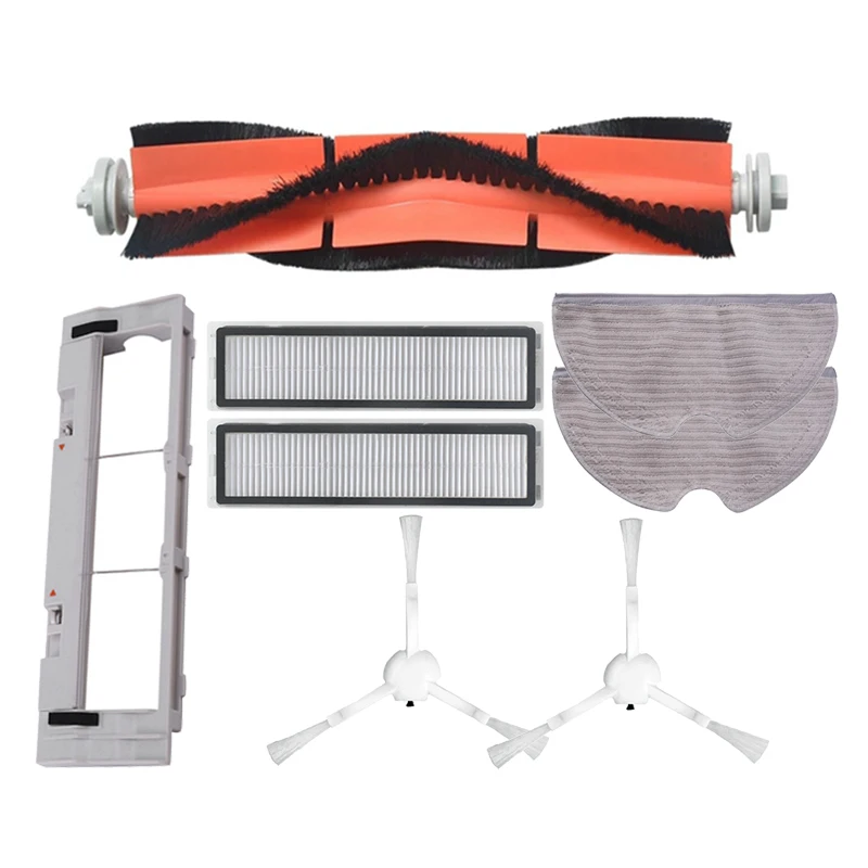 

Washable Vacuum Cleaner Accessories for Xiaomi Dreame D9 Robot Mop Cloth Roller Side Brush Hepa Filter Mop Cloth Set