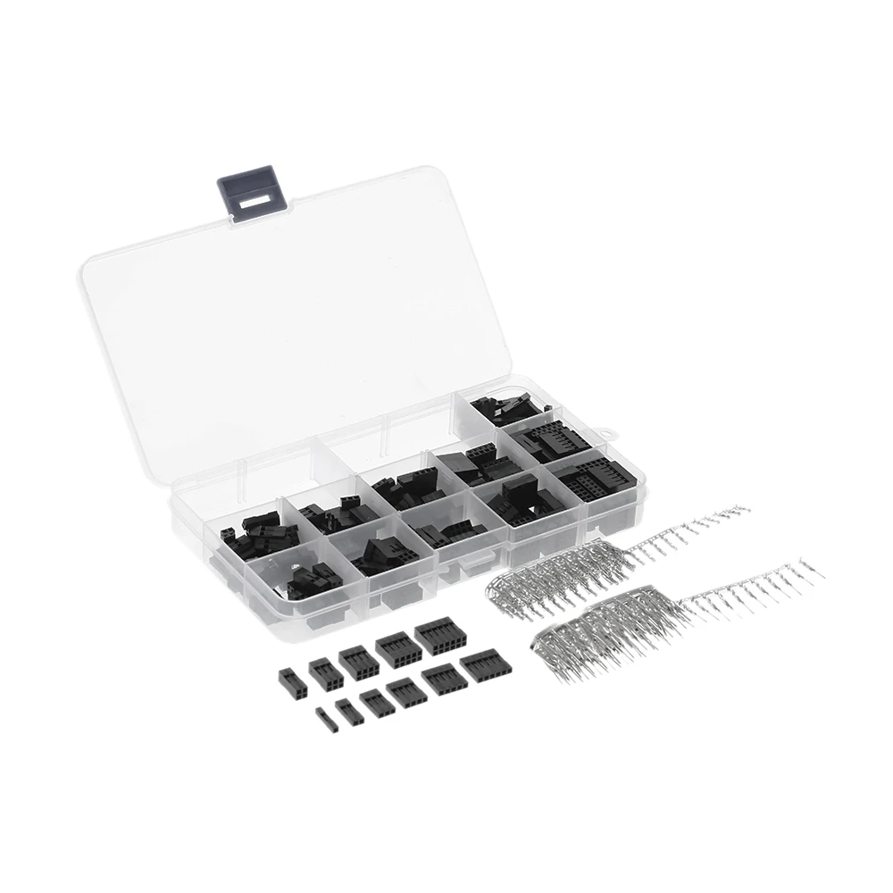 Новый 420 шт разноцветный свитер провода штыревой разъем Корпус Комплект и M/F