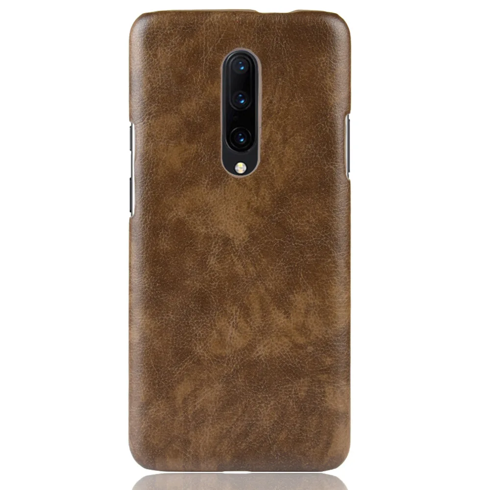 Чехол для Oneplus 7T 7 Pro 6 6T чехол из искусственной кожи матовый жесткий