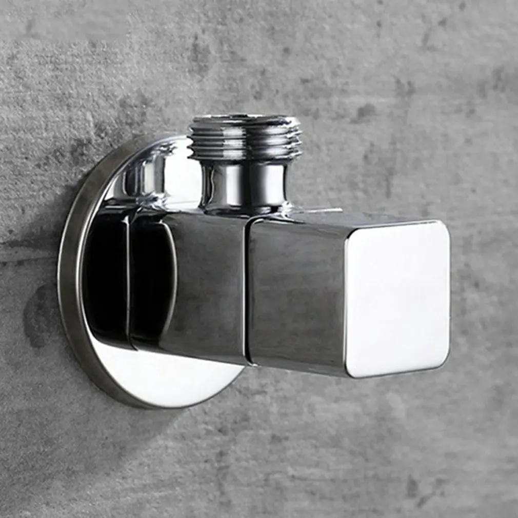 

All Copper Hot And Cold Water Triangle Valve Thickened Water Stop Valve For Inlet And Outlet Water Bathroom Water Valve