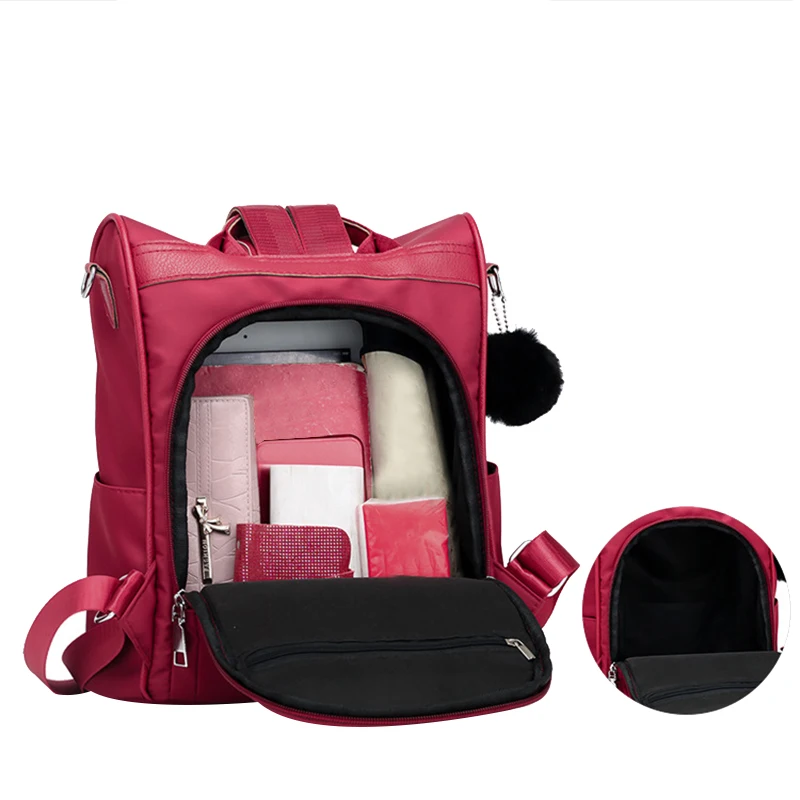 

Women's Waterproof Oxford Backpack Anti-Theft Rucksack School Travel