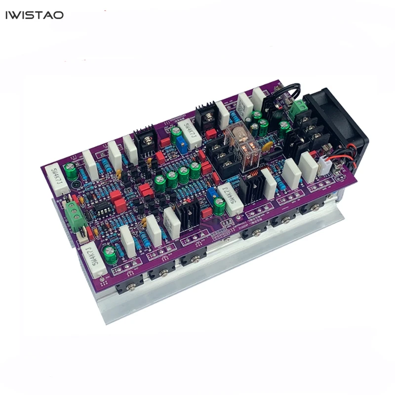 IWISTAO 2X300W HIFI стерео дискретный компонент усилитель мощности готовая плата