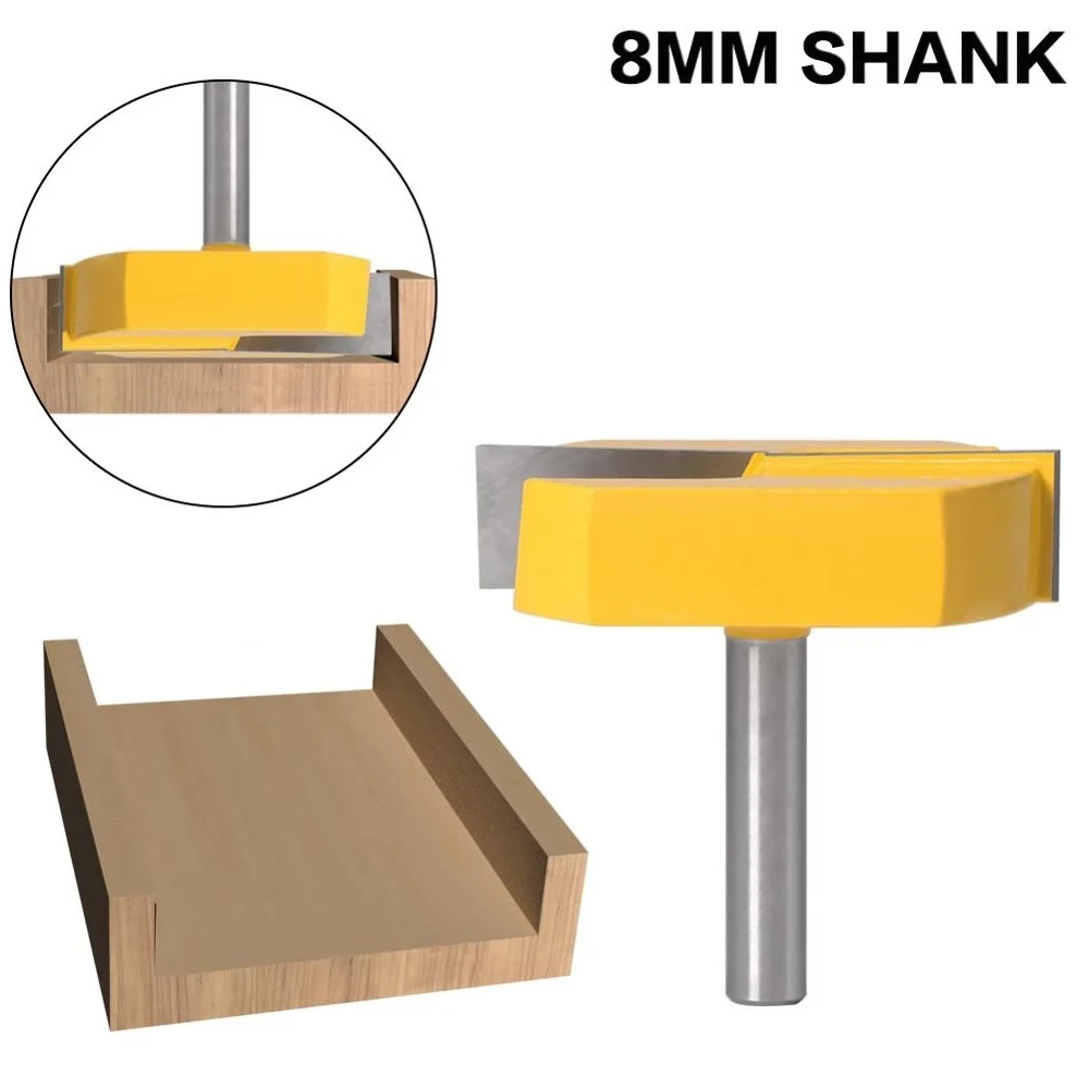 

45 Degree Lock Miter Router Bit 6 to 1/2 Shank Woodworking Tenon Milling Cutter Tool Drilling Milling For Wood Carbide Alloy