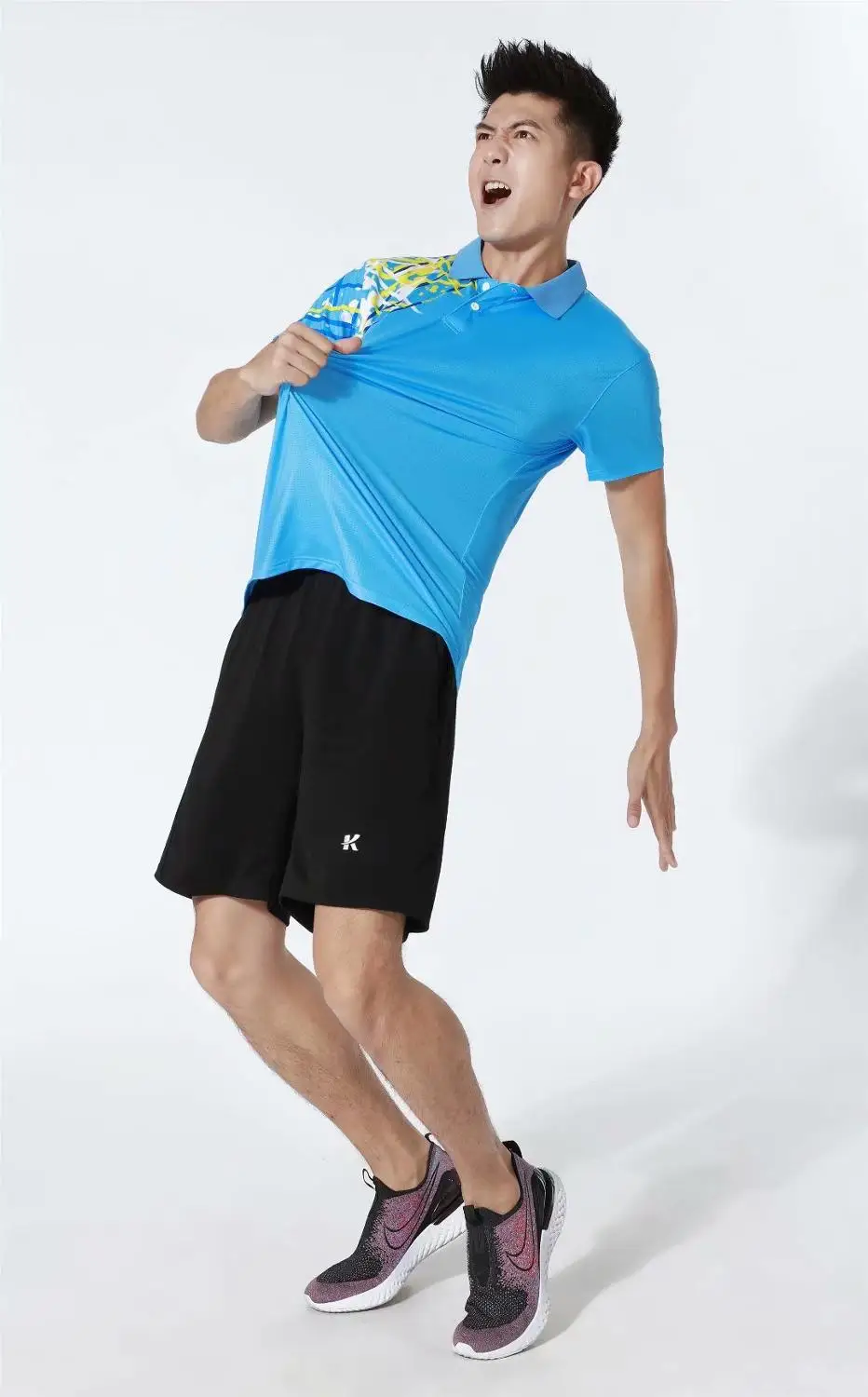 Рубашка для бадминтона Спортивная теннисная рубашка мужчин и женщин спортивные