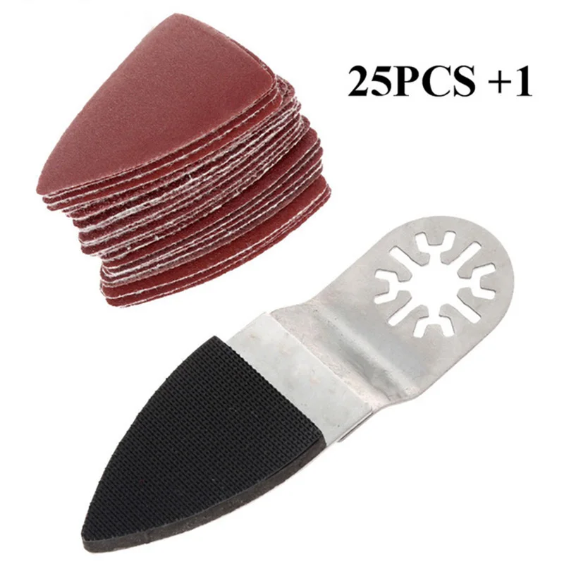 

Mixed 60-240 Grit Alumina Hook And Loop Sanding Sheet Finger Sanding Pad Kit