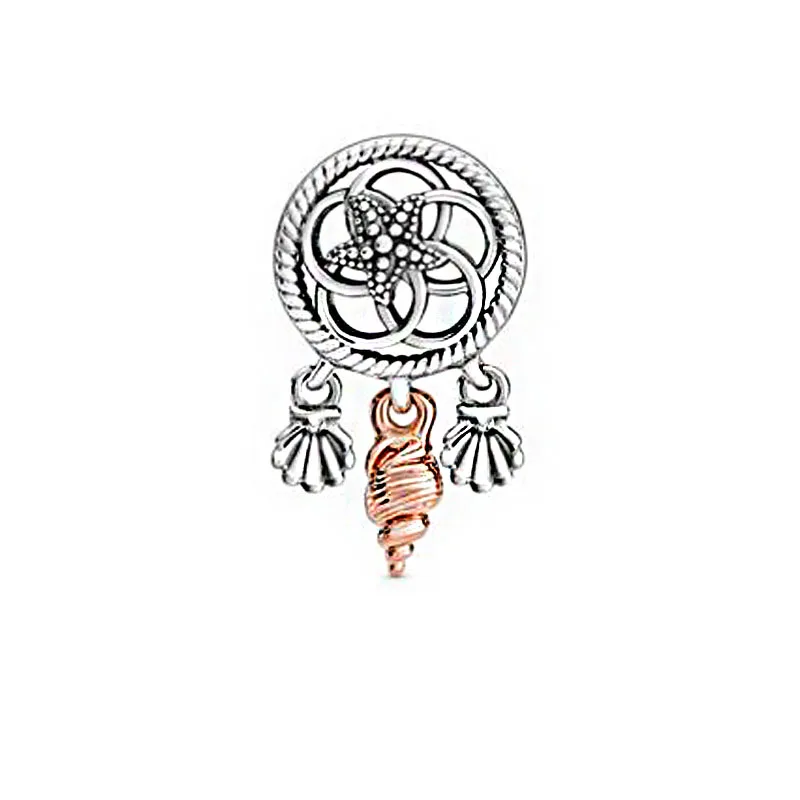 2020 Summer Silver 925 Beads Fit Original Pandora Bracelets Shell Snail Dream Catcher Dangle Charm Women DIY Fashion Jewelry | Украшения и