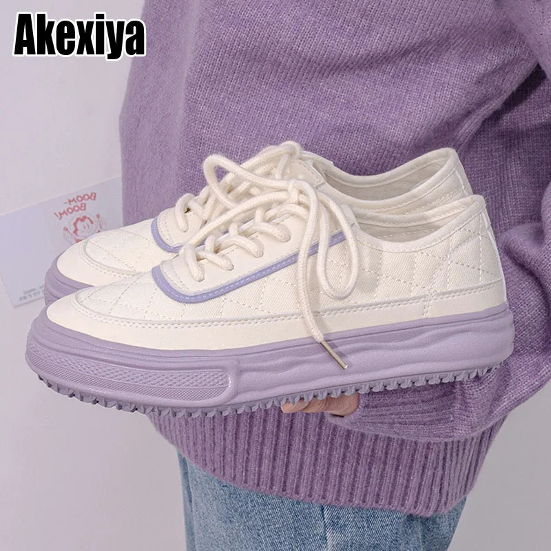 

Women's Sports Shoes Sneakers Tennis Spring Platform Basket Flat Casual Vulcanize Running Lolita Kawaii Trainers BC3311