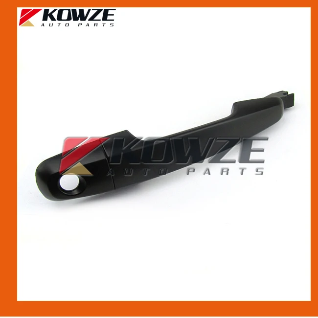 Один комплект простая черная Наружная ручка для наружной двери Mitsubishi Pickup Triton L200