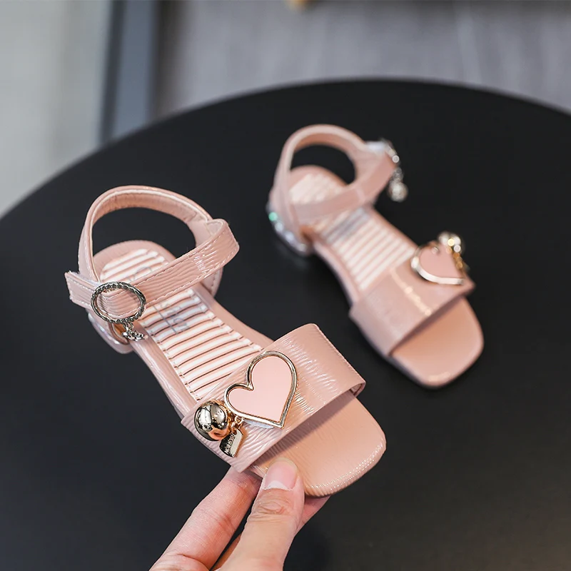 

Children's shoes children's girls sandals summer princess 2021 new summer exotic girls crystal big girls kid shoes sandals