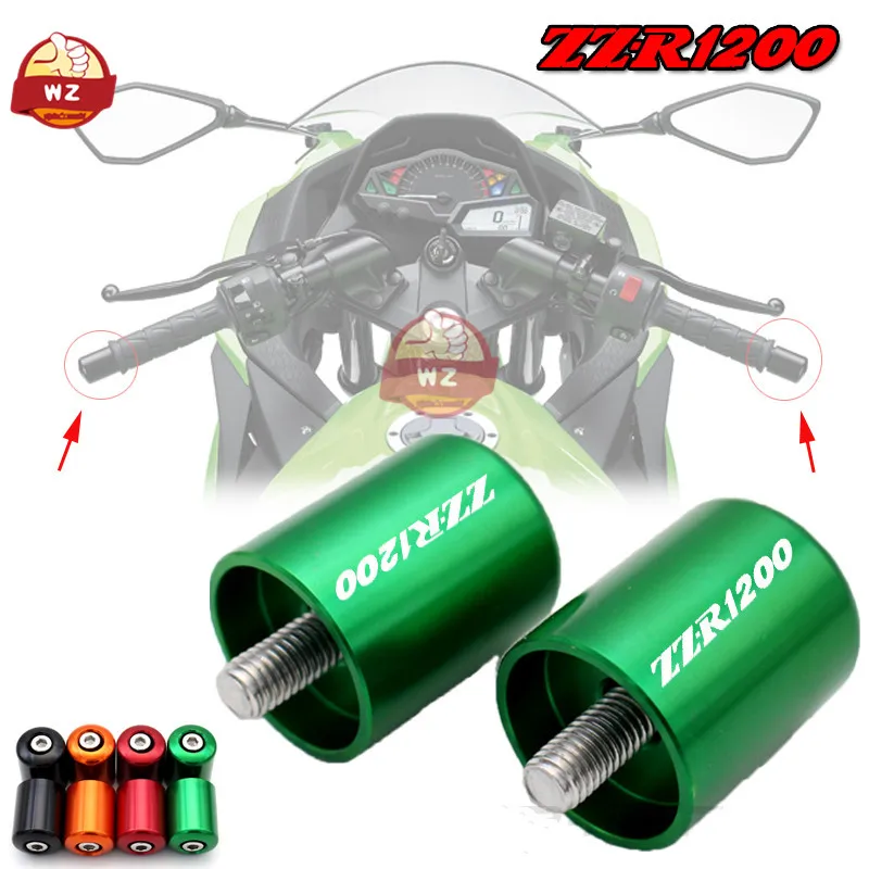 

Мотоцикл для Kawasaki Ninja EX250R NINJA 300 600R ZX-11 GPZ1100 ZZR1200 ZRX 1100/ 1200R Запчасти для мотоциклов CNC Руль крышка