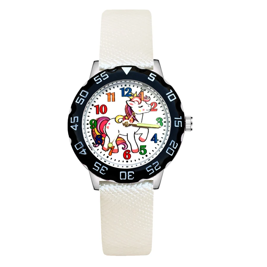 Детские часы с милым мультяшным пони спортивные из желейной кожи новые модные