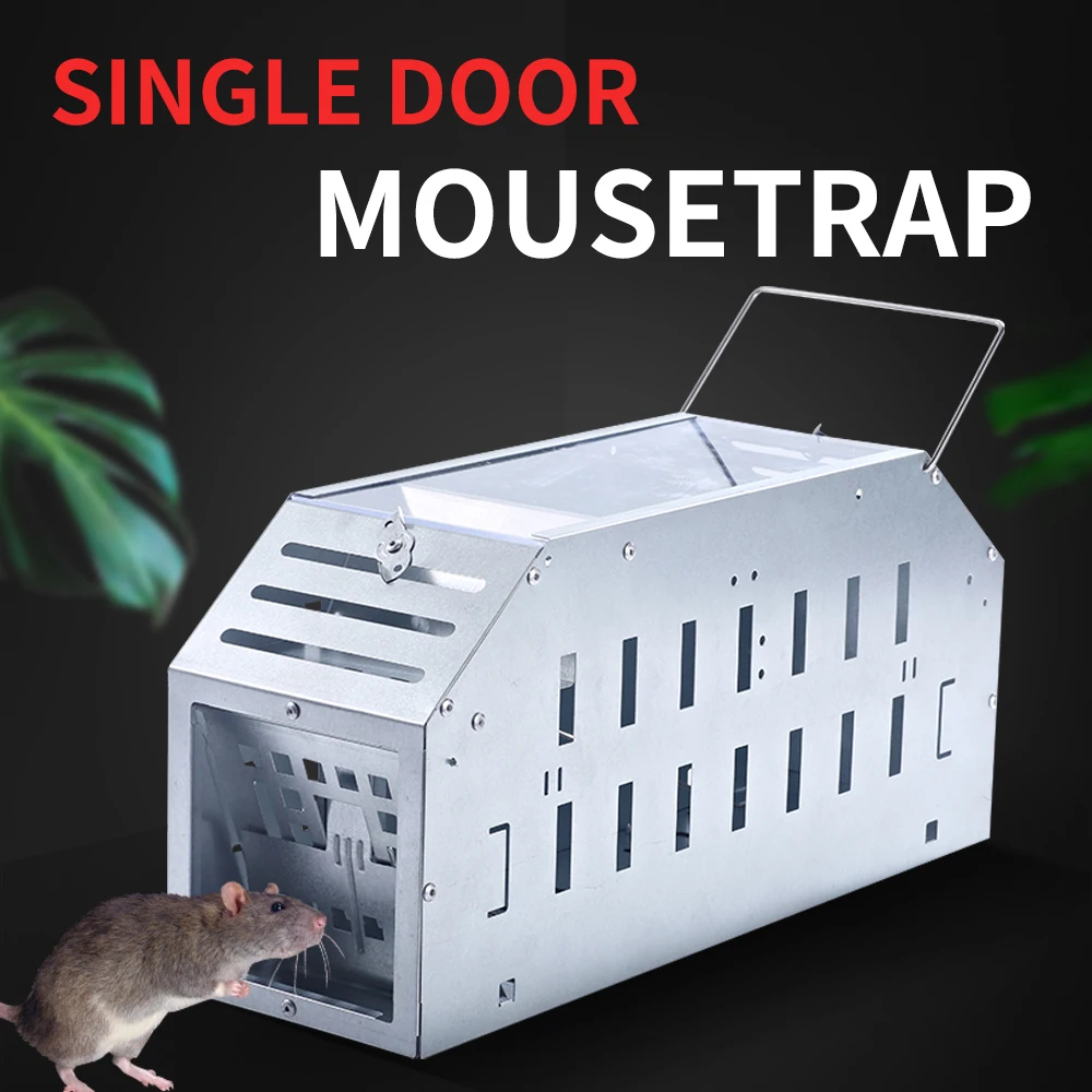 

Rat Mice Mouse Auto Catching Catcher Animal Metal Mousetrap Humane Live Home High Quality Rat Trap Cage