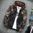 Мужская модная куртка свободного покроя с капюшоном, уличный водонепроницаемый Камуфляжный Топ, лидер продаж 2021, одежда для улицы, весна и осень