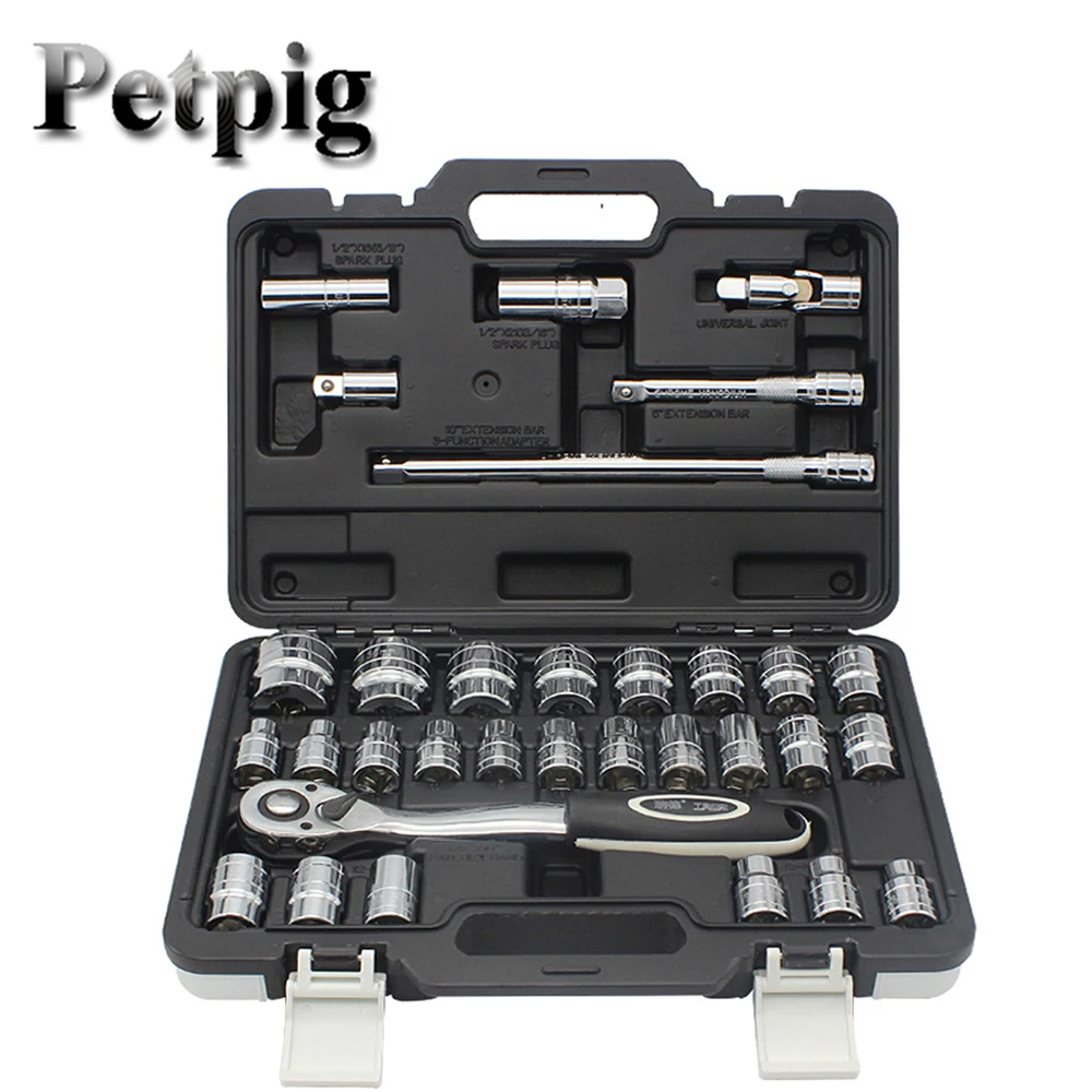 Набор инструментов для автомобиля набор ремонта храповая втулка гаечного ключа