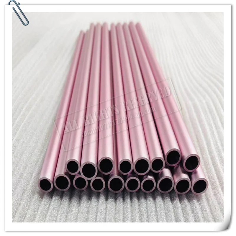Розовая алюминиевая трубка телескопическая 1/2&quot|Трубы| |