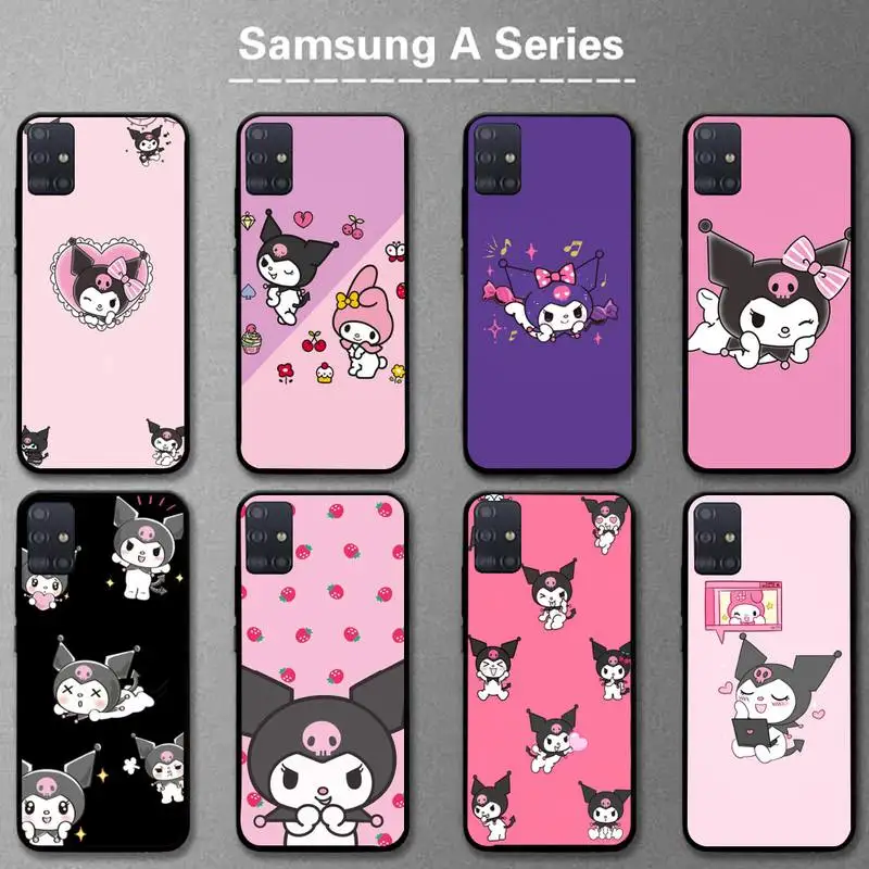 

Cartoon Kuromis Cute Phone Case For Samsung A01 A10 A02 A20 A31 A40 A50 S A52 A51 A70 A71 A80 A91 Cover Fundas Coque