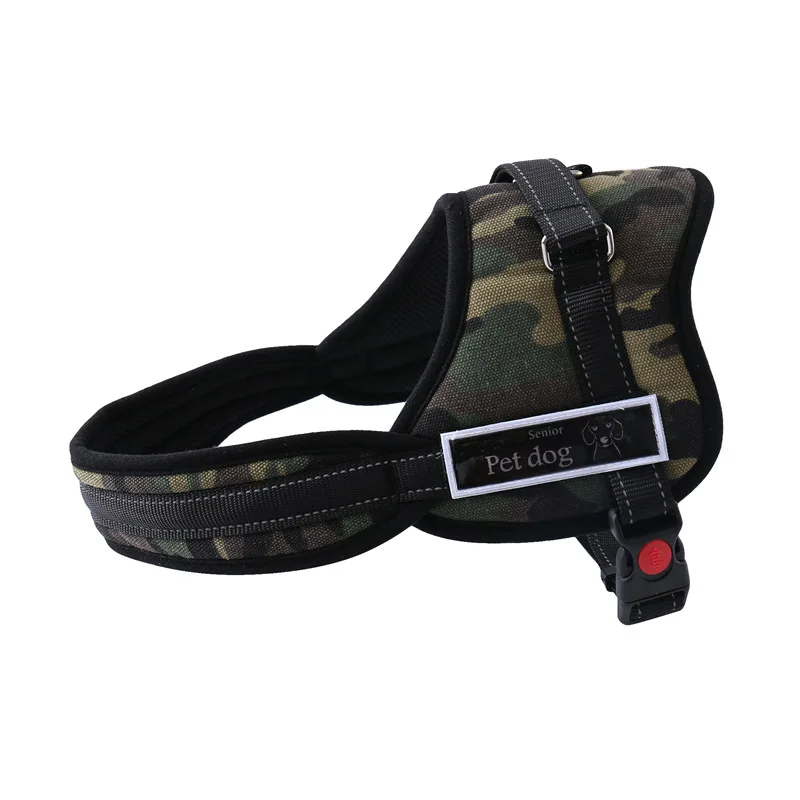 

2021 New Explosion-proof Red Pet Chest Harness Dog Chest And Back Medium And Large Dog Vest-style Pet Chest And Back Traction