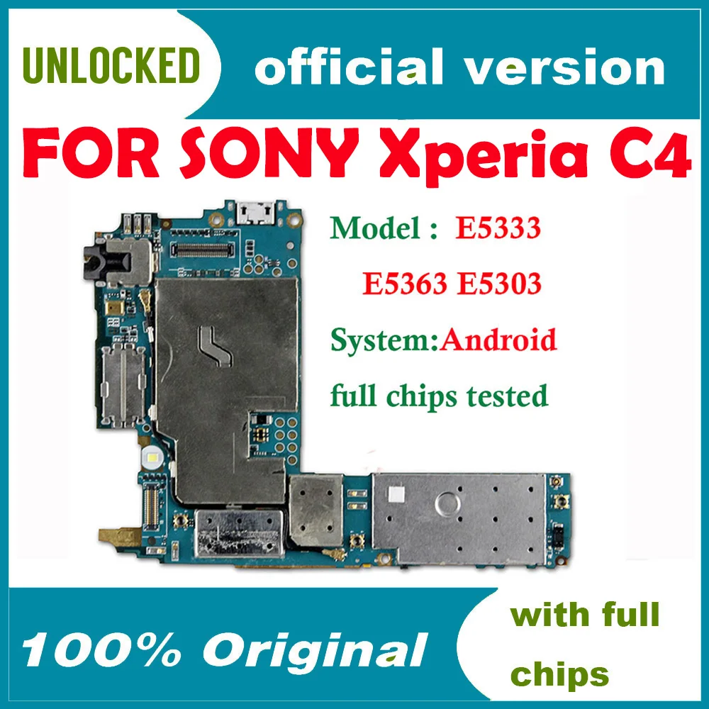 100% протестированная оригинальная разблокированная материнская плата для Sony Xperia