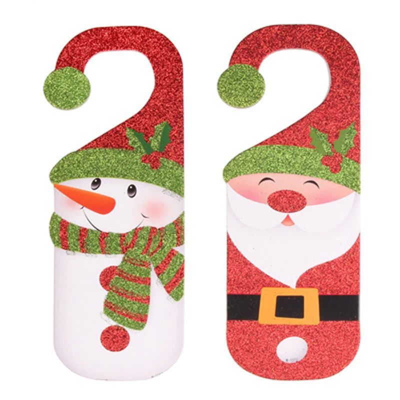 

Рождественские украшения, Санта-Клаус, украшения для дверей, Счастливого Рождества, Мультяшные тканевые дверные подвески, рождественские у...