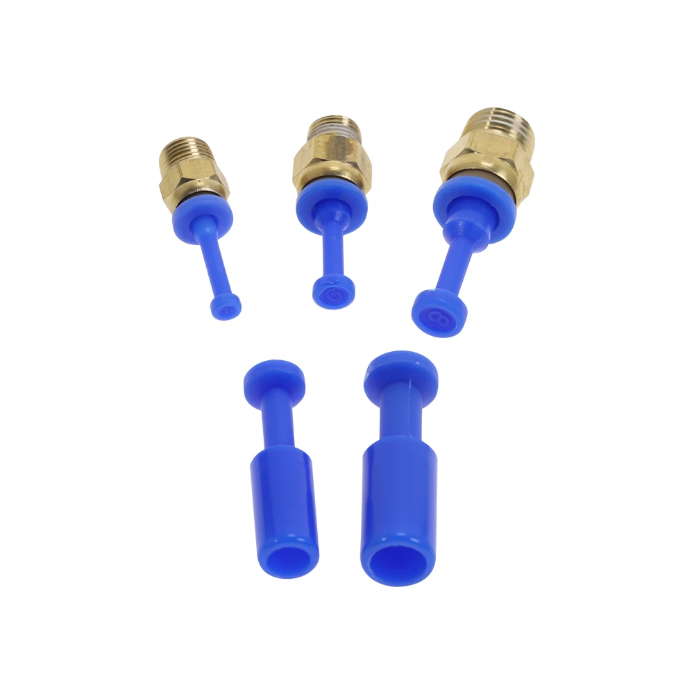 10 шт. синий нейлоновая пневматическая Пробка заглушка шланг пробки Пуш ап