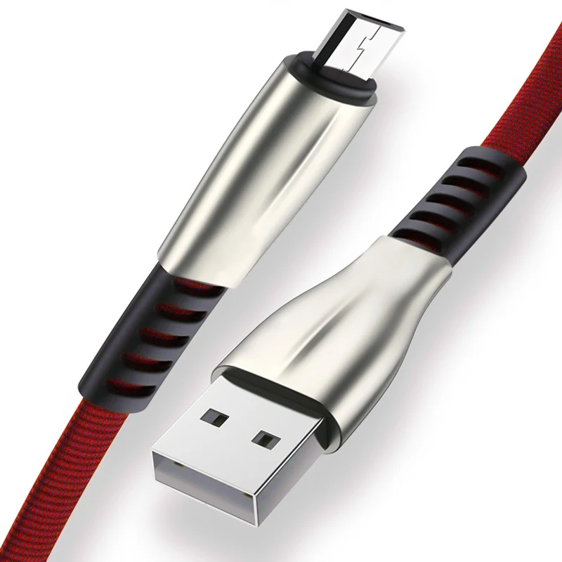 Красный Micro USB кабель 3A кабель для быстрой зарядки мобильного телефона для Android samsung S7 Xiaomi Redmi Note 5 Tablet 3 м длинный провод зарядного устройства - Цвет: Красный