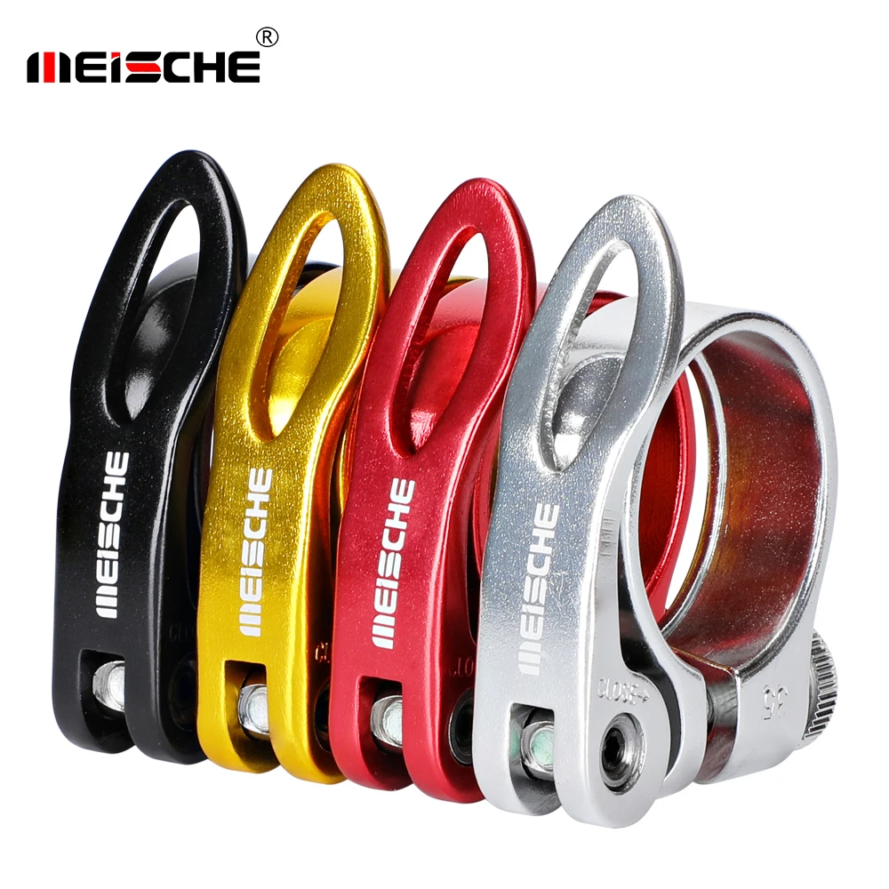 Meische 28 6/31 8/34 9 мм сплав Велосипедное Сиденье Зажим алюминия Quick Release Plate горный