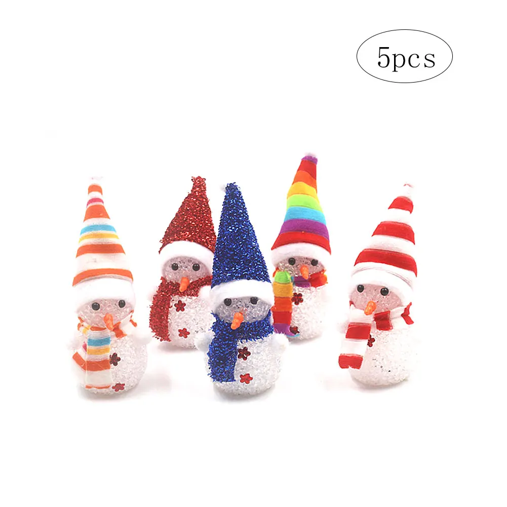 

8Pcs Snowman Night Light Cartoon Desktop LED Lamp Home Decor Festival Party Christmas Lighting Decoration Indoor Lighting